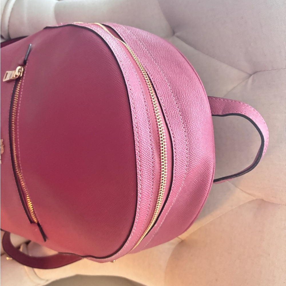 Coach Rose Backpack with Gold Accents - Picture 3 of 5